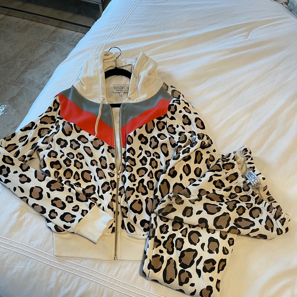 Wild fox animal print set